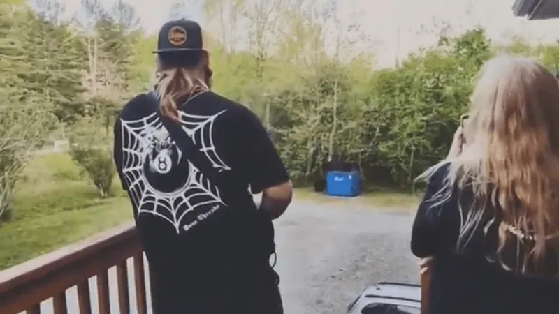 VIDEO: Electric guitar serenade aims to deter dumpster-diving black bears