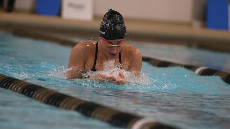 Swimming Competes Against ECU, UNC Asheville