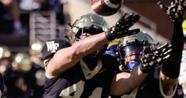 Coach Jake Dickert of Wake Forest talks about his team's depth