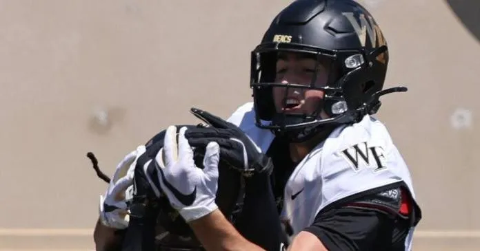 Watch Deuce Blades II talk about Wake Forest's defense against Cal