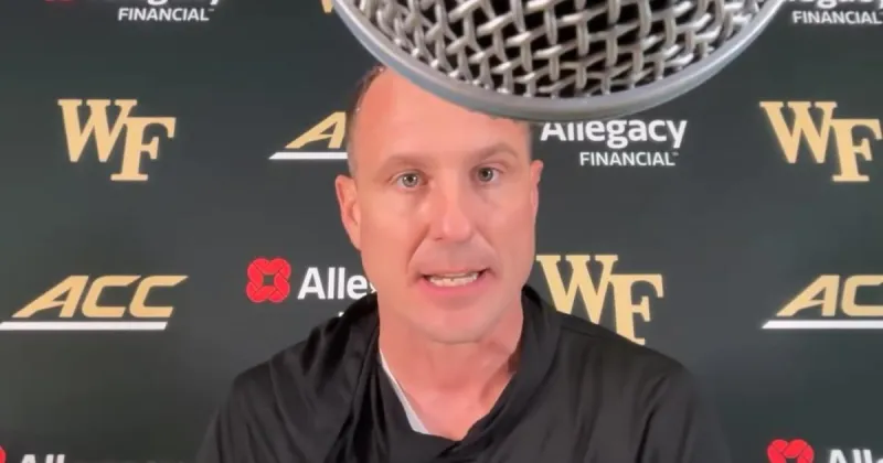 Watch Jake Dickert talk about Wake Forest avoiding the distractions