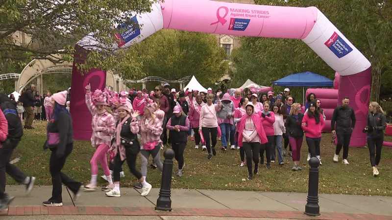 Breast cancer awareness walk in Asheville brings together survivors, families