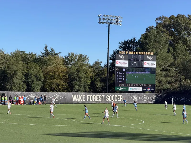 Women's Soccer tops No. 1 North Carolina, 3-1
