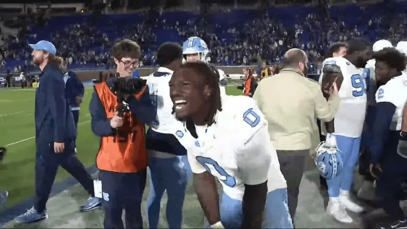 UNC, Demon June takes back Victory Bell after thrilling 24-20 win at rival Duke