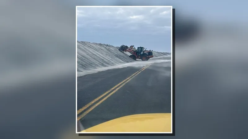 N.C. 12 stays open to Ocracoke as nor'easter drives overwash risk and erosion