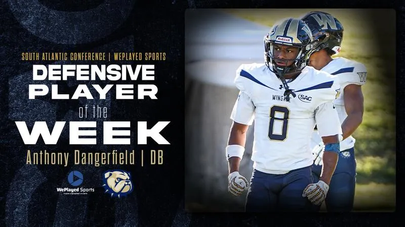 Anthony Dangerfield named SAC Defensive Player of the Week