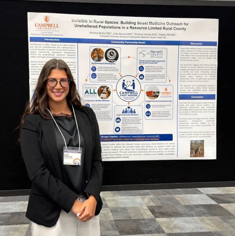 Student doctor highlights rural homelessness as part of international meeting