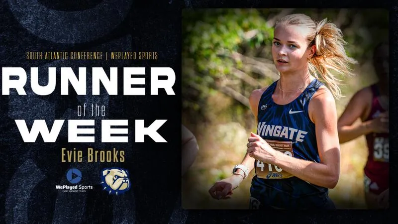 Wingate's Evie Brooks earns SAC XC Runner of the Week laurels