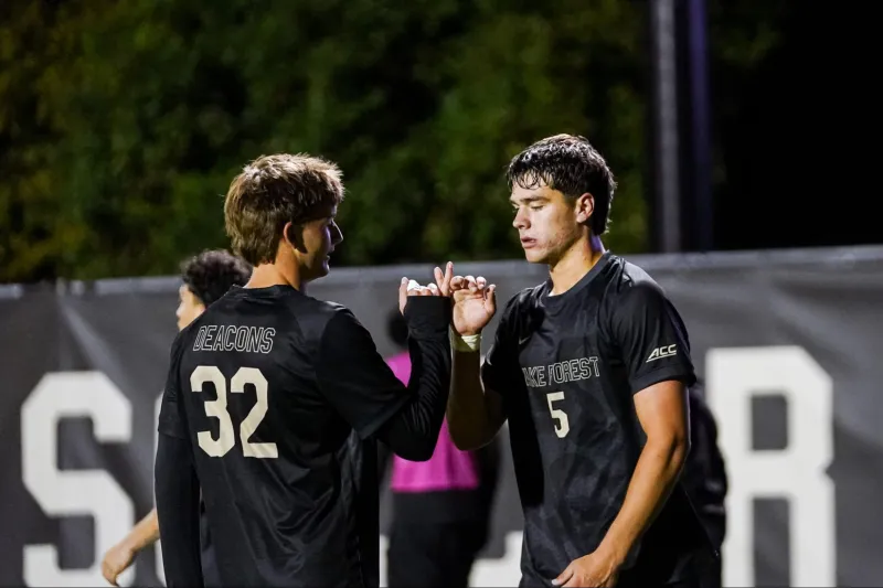 Men's Soccer breaks through late to shut out Syracuse 2-0