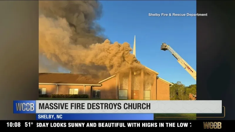 Massive church fire in Shebly under investigation