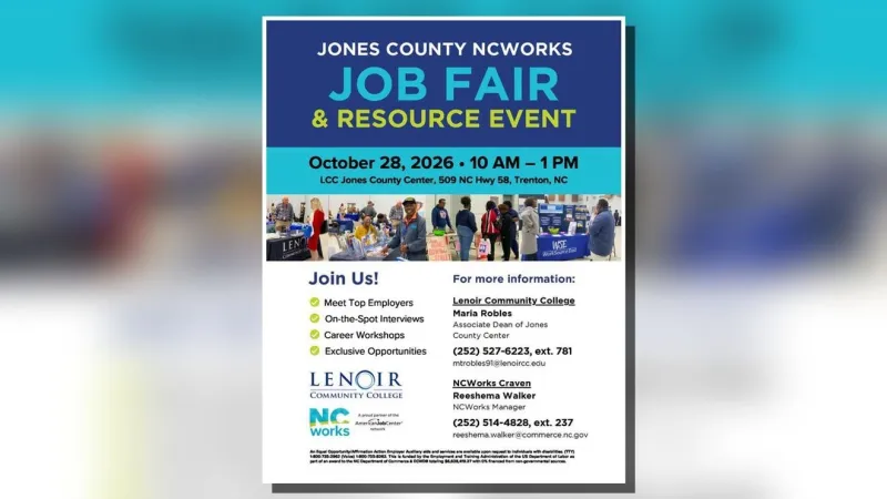 Jones County job fair set for October 28