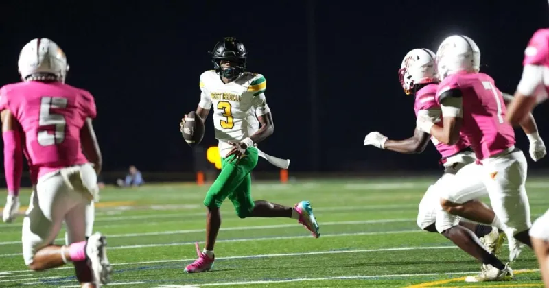 When might injured starting QB Patterson return for unbeaten West Iredell?