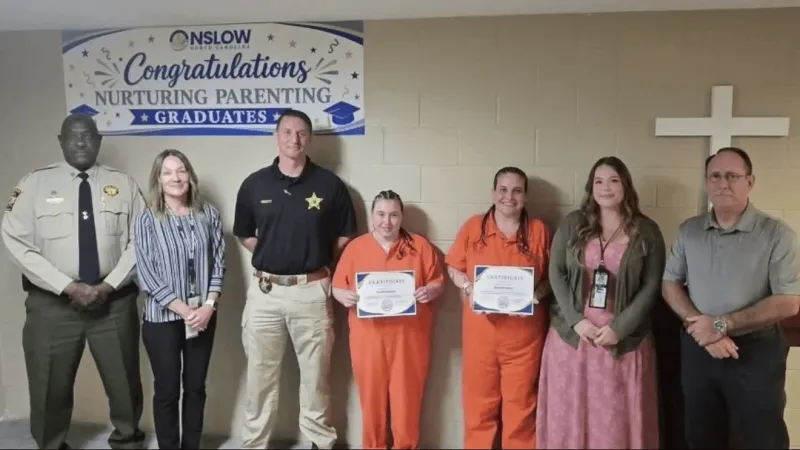 Onslow County inmates graduate from 16-week parenting program