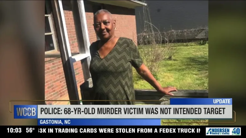 Gastonia Police: 68-year-old woman killed in shooting was innocent bystander