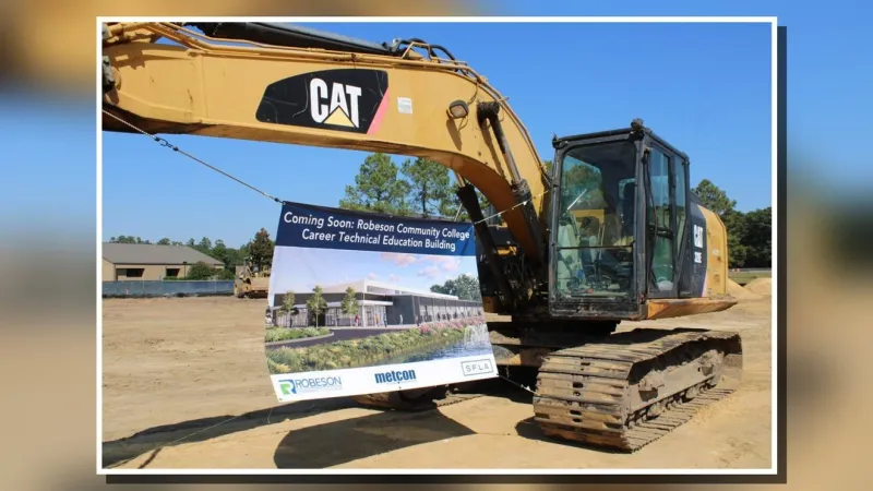 Robeson Community College breaks ground on career training building