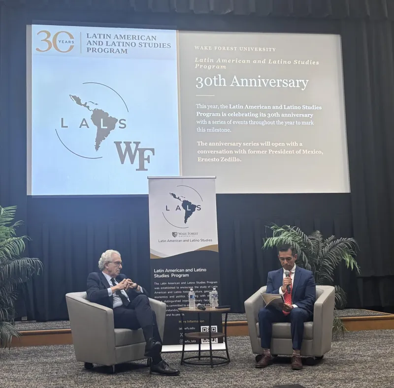 Former president of Mexico's campus visit draws controversy
