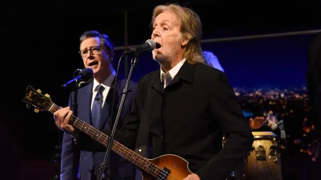 Hello, Goodbye: Paul McCartney turns off the lights on 'The Late Show with Stephen Colbert '