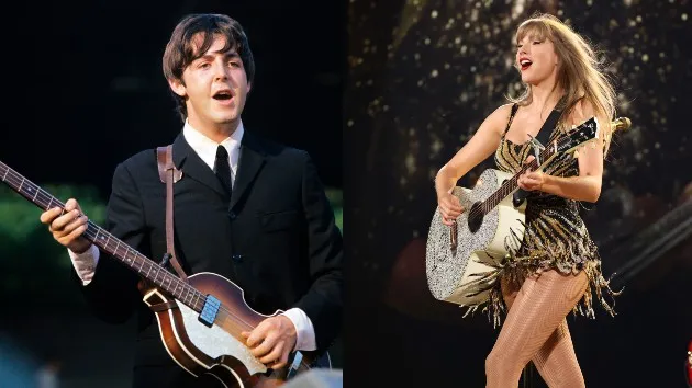 Paul McCartney can 'see the parallel' between Taylor Swift and The Beatles