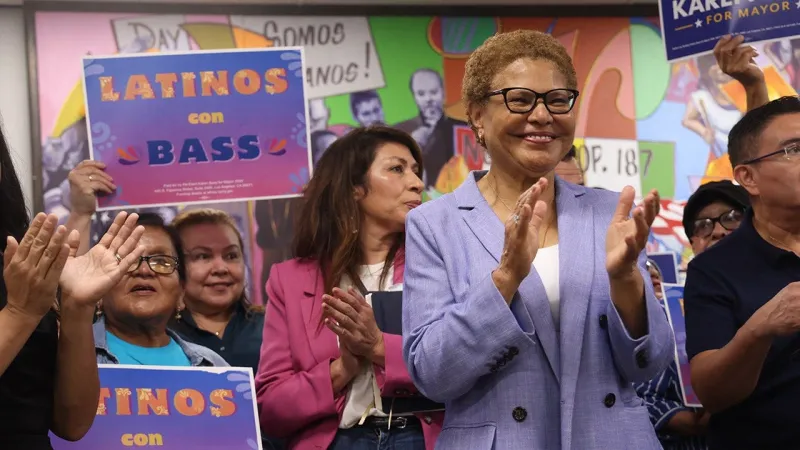 Karen Bass announces major new Hollywood endorsement ahead of Los Angeles mayoral race