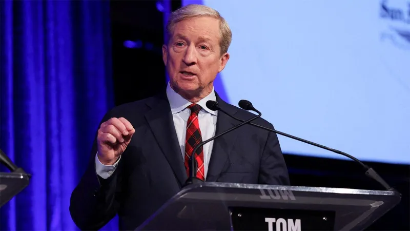 California Dem gov candidate Tom Steyer prompts mixed reactions for video with trans athlete AB Hernandez