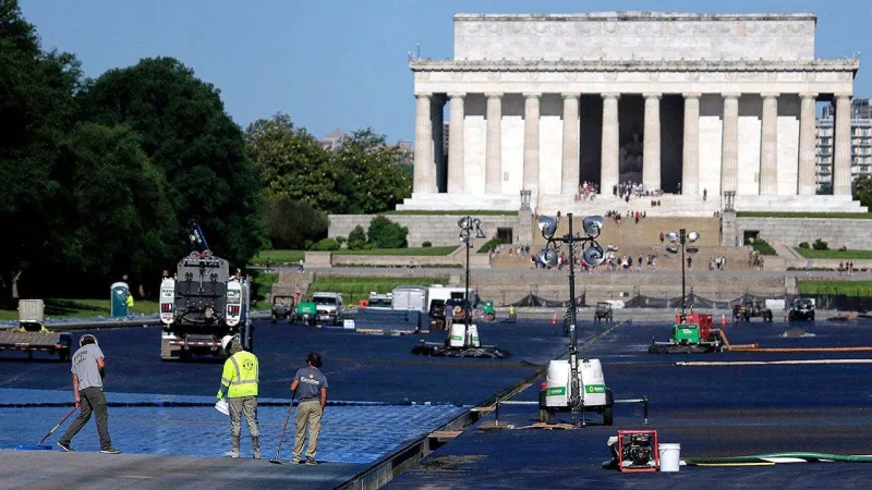 CNN panel erupts over Trump's $13M Lincoln Memorial Reflecting Pool renovation after DOGE-era cuts