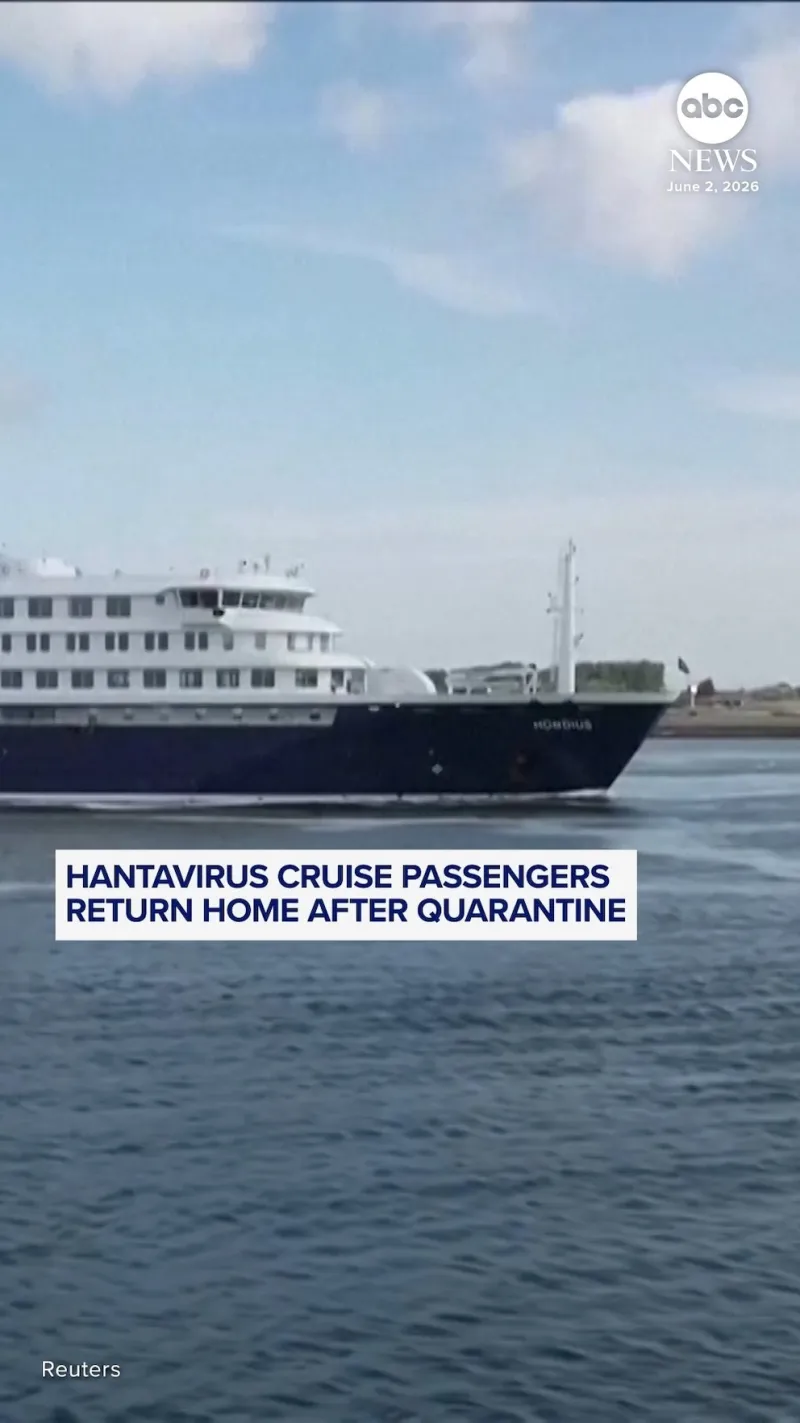Hantavirus cruise passengers return home after quarantine
