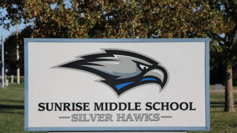 Sunrise Middle School academic excellence awards