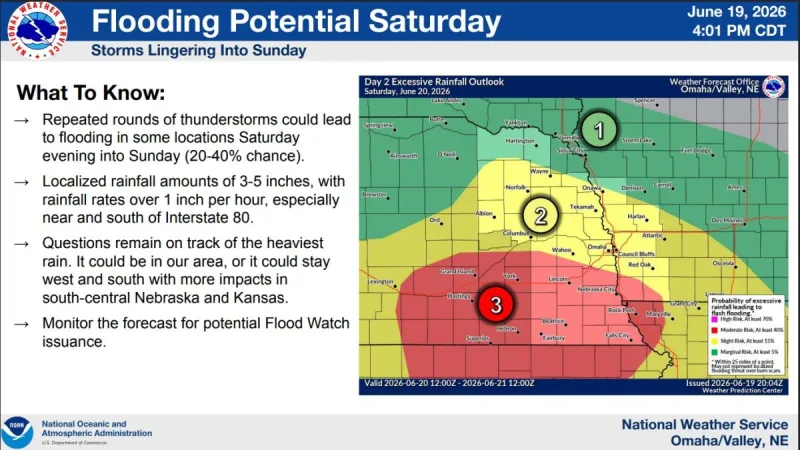 Flood Watch Saturday Evening Through Sunday Morning