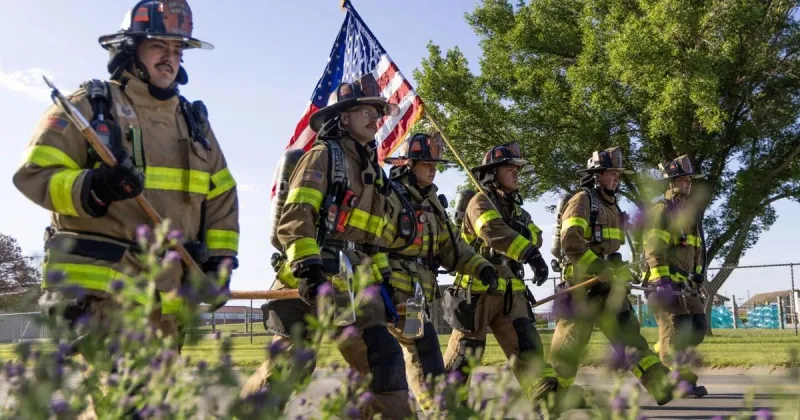 New Grand Island firefighter carrying U.S. flag was born in refugee camp in Thailand