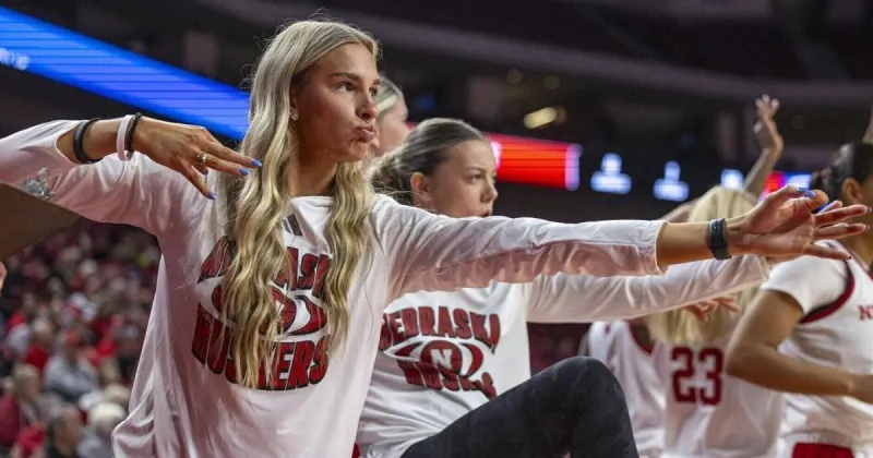 Just: After 'rollercoaster' ACL recovery, Nebraska's Natalie Potts finally trusts her knee again