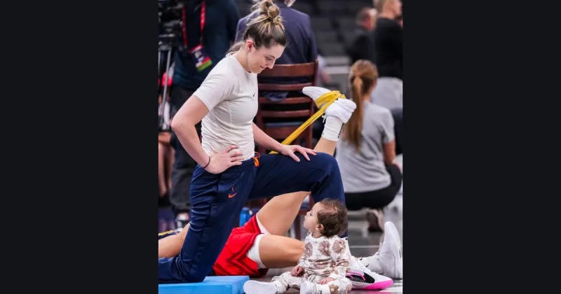 She changed her baby, then won gold. A generation of athletes are thriving in motherhood