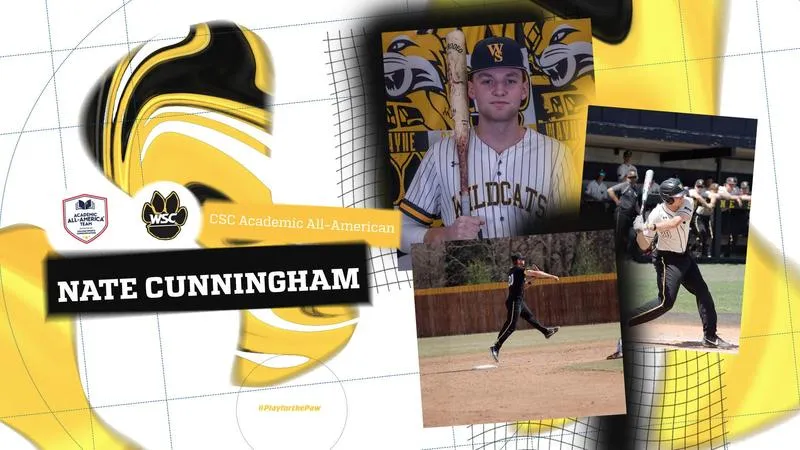 Nate Cunningham named College Sports Communicators Academic All-American First Team