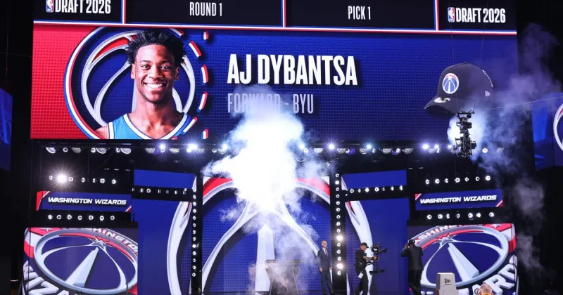 AJ Dybantsa selected No. 1 overall in 2026 NBA Draft by Washington Wizards