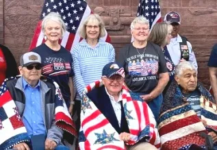 Quilts of Valor presented to six veterans