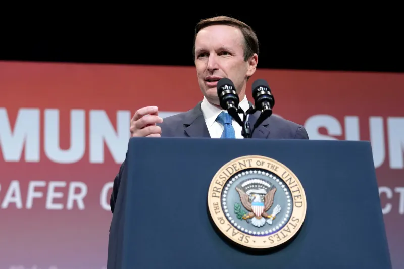 Chris Murphy dodges questions about Dem socialist's controversial remarks while pushing party's 'big tent'