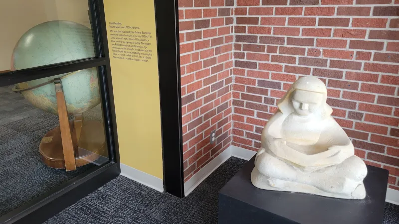 Granite sculpture showcased in new display space
