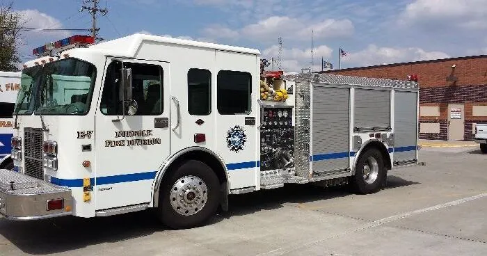 Dumpster fire caused by fireworks