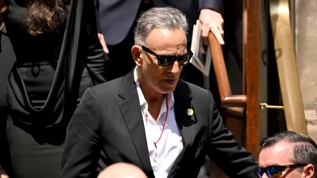 Bruce Springsteen honors Clive Davis at funeral: 'He changed my life forever'