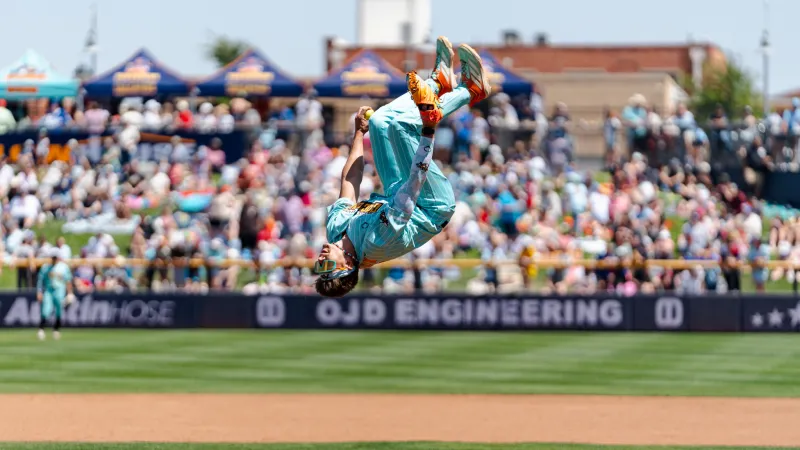It's bananas: Benson combines passion for baseball, dance