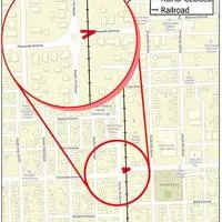 Rail, street repairs on Pasewalk Avenue