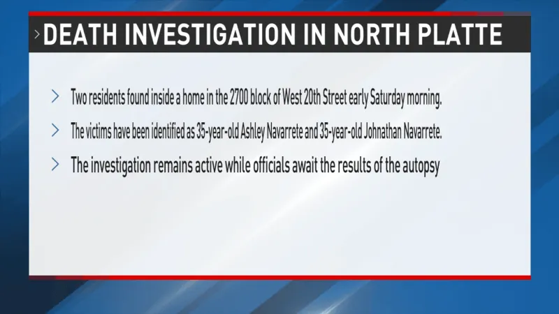 North Platte Police Department is investigating two deaths