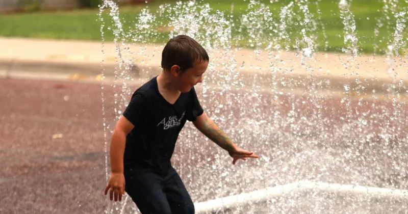 Kids take center stage with parade, park games