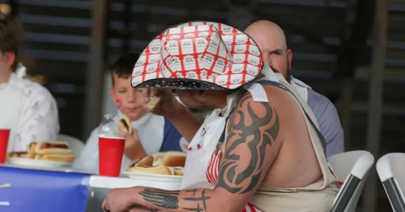 Photos: Hot dog eating contest in York