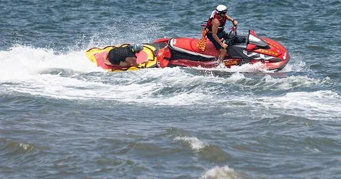 Swimmer bitten on the foot at New York beach in a suspected shark attack