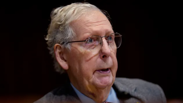 Senate Republican leaders say they've spoken to Mitch McConnell as he remains hospitalized