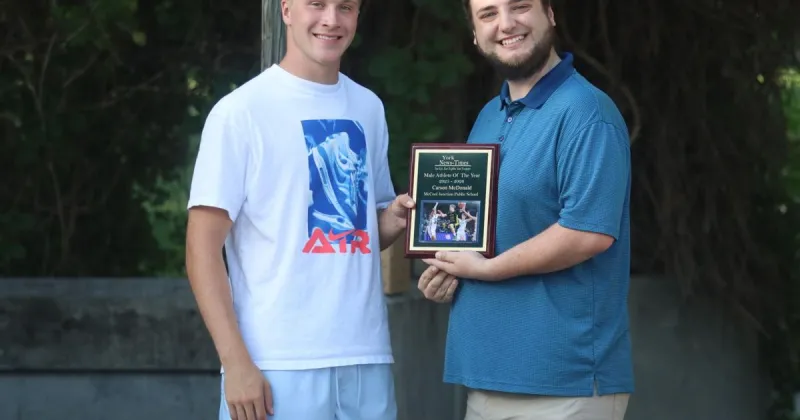 McDonald's determination sparks Athlete of the Year win