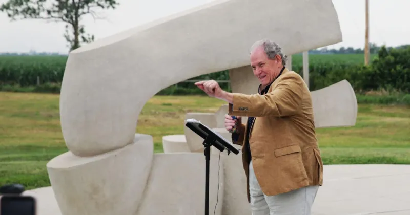A look back at the making of York 'Crossing the Plains' interstate sculpture