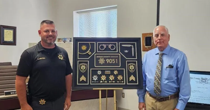 Dodge County sheriff resigns after pleading guilty to wire fraud