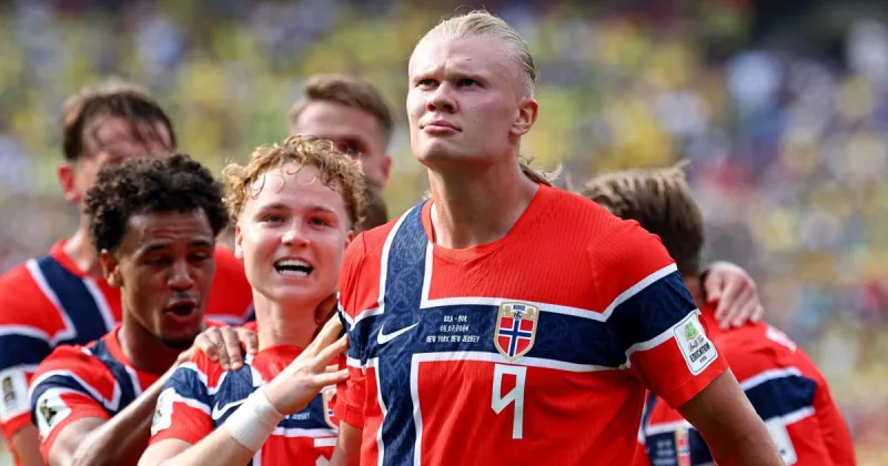 Vikings, memes and flowing blond hair: Haaland is a cultural phenom at World Cup