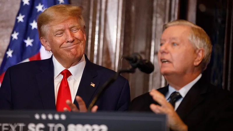 Trump praises Lindsey Graham as senator whose Kavanaugh fight changed Supreme Court history
